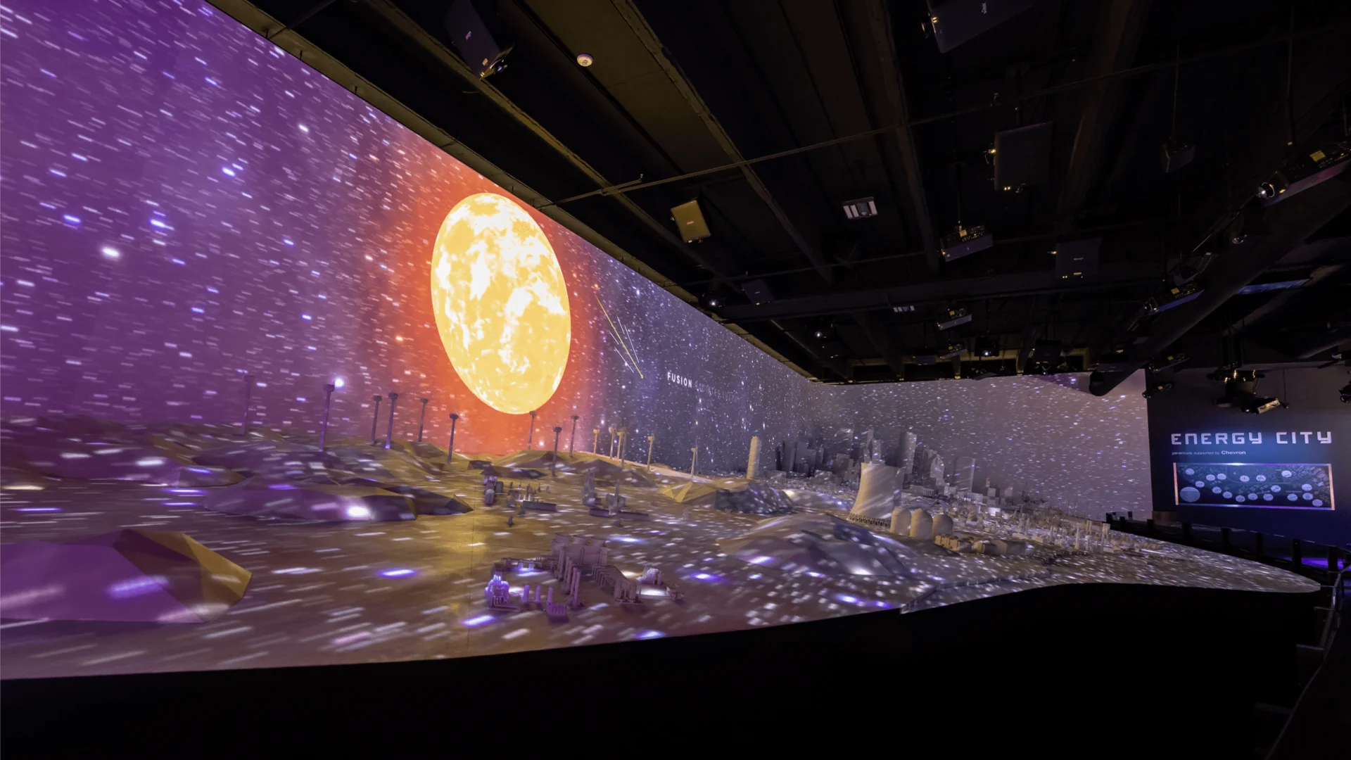 Energy City Exhibit with Vivitek Projectors Energizes 110 year old Houston Museum of Natural Science hero image