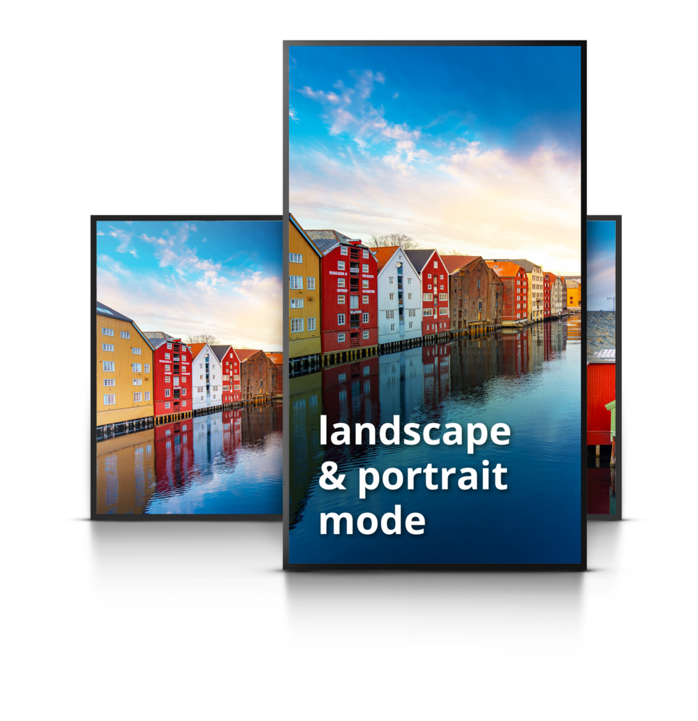 Vivitek NovoDisplay DK Series Landscape portrait mode