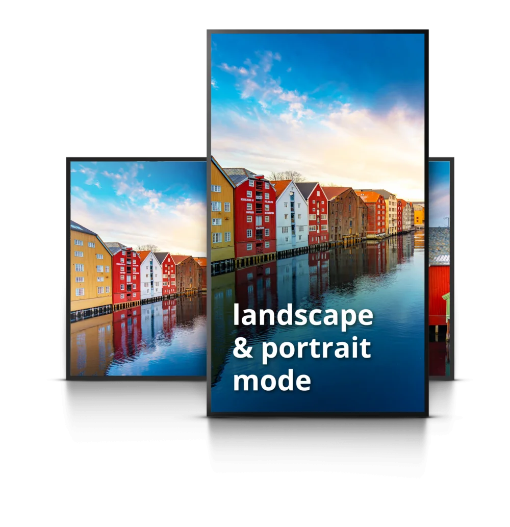 Vivitek NovoDisplay DK Series Landscape portrait mode