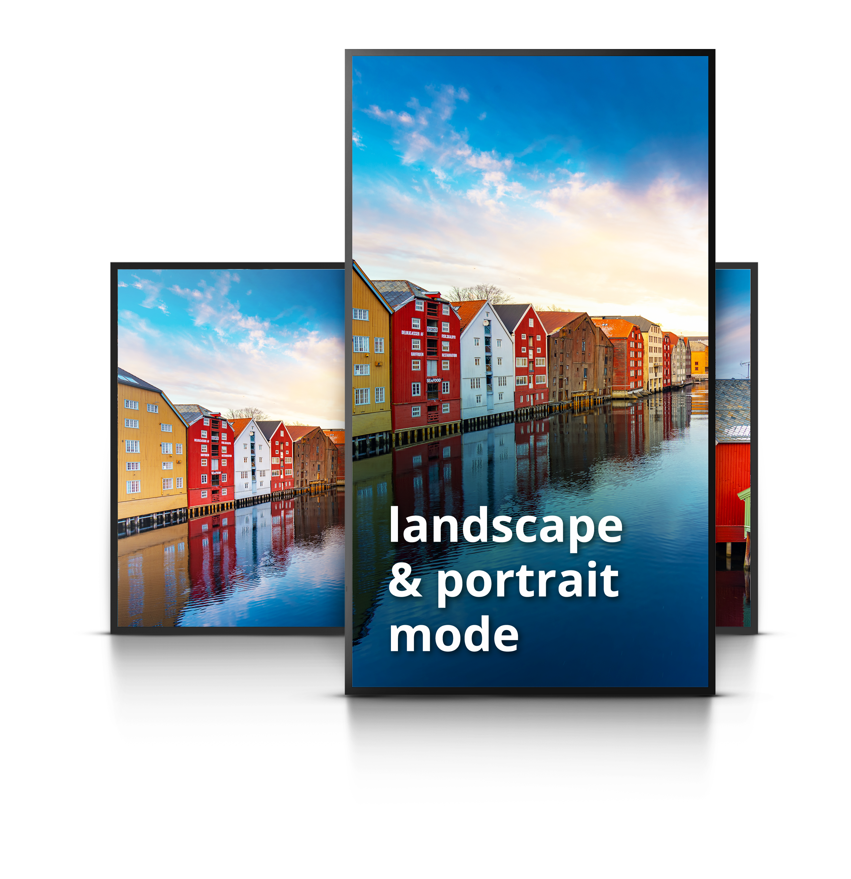 Vivitek NovoDisplay DK Series Landscape portrait mode