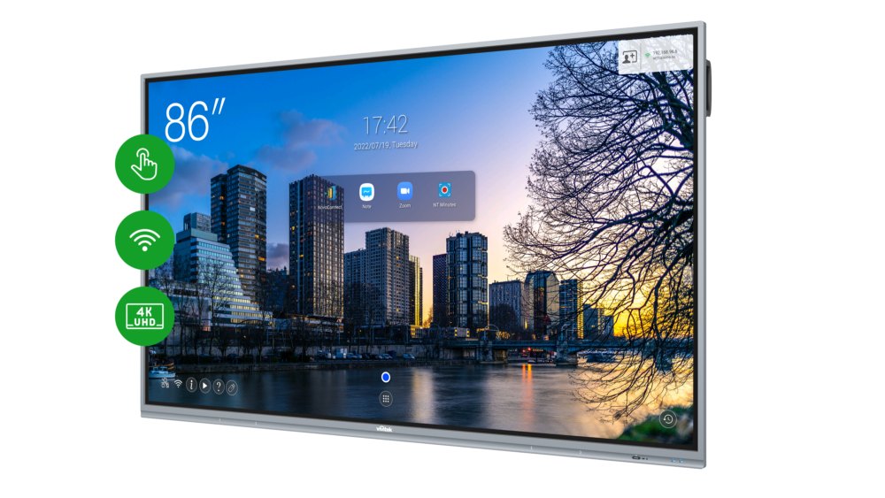 Vivitek NovoTouch EK865i Front Right