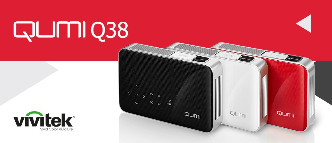 Vivitek LEDモバイルプロジェクター QUMI Q38-BK Amazon.com: Vivitek Q38-BK Ultra-Portable Full HD Smart