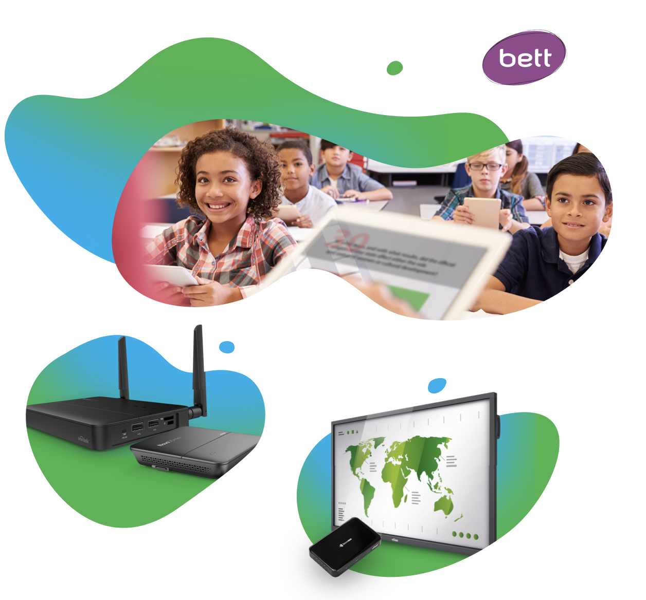 Vivitek’s Solutions Support Byod and Promote Engaging Learning Experiences at Bett 2019 1 2 1