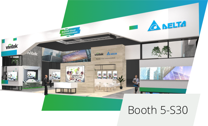 À ISE 2020, VIVITEK ET DELTA DISPLAY SOLUTIONS   REPOUSSENT LES FRONTIÈRES DE LA COMMUNICATION VISUELLE
