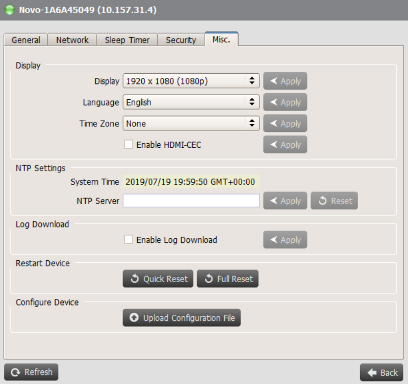 The Remote Manager 6 Novo Connect The Remote Manager 8