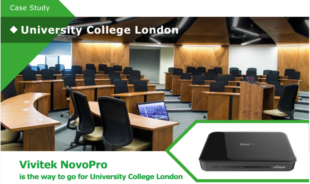 Vivitek NovoPro is the way to go for University College London 5 Zrzut ekranu 60 1